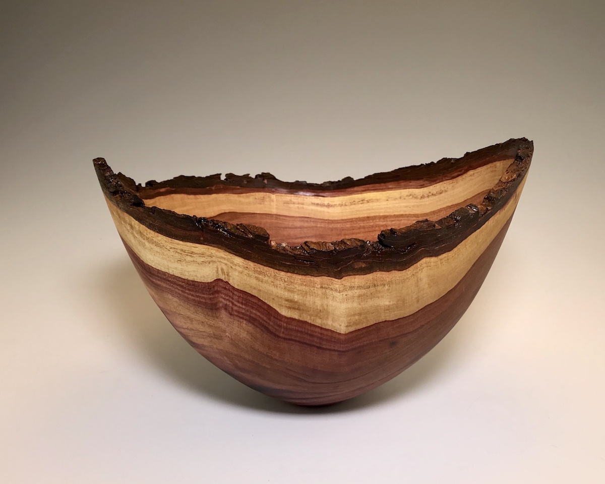  Maui Milo Natural Edge Bowl 